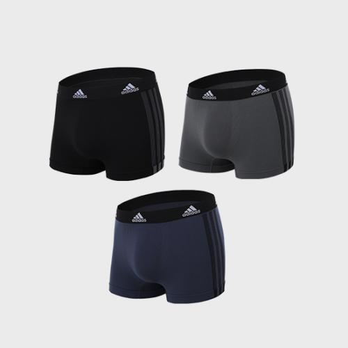 

[Adidas] Performance Simple Logo Trunks 3PACK A AOMYIEMD2/00 [Shipped from Korea] 100% Authentic 95