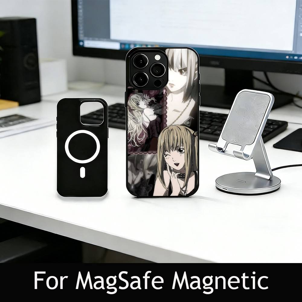 Misa Amane Phone Case For iPhone17,16,15,14,13,12,11 Plus,Pro Magnetic For Magsafe Wireless Charging