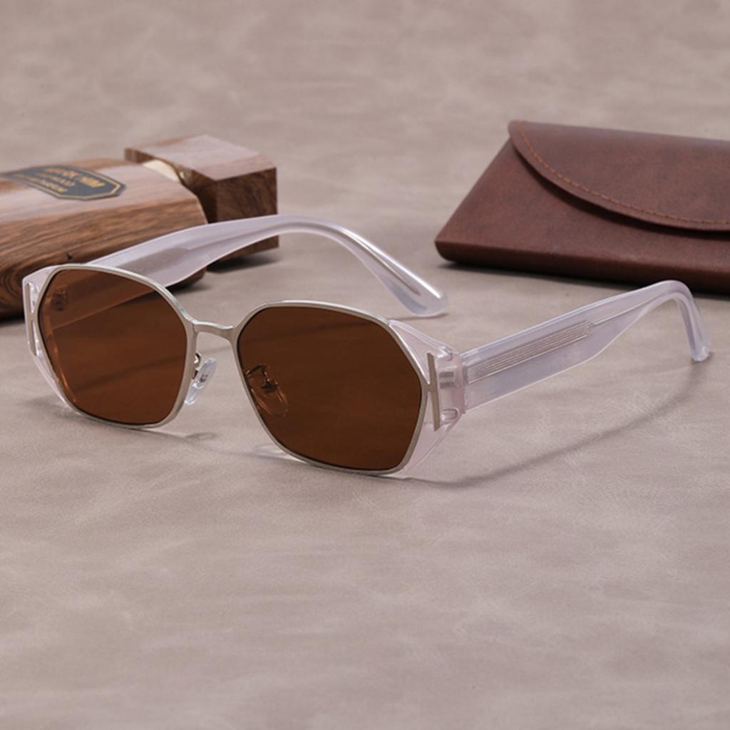 New Fashion Retro Oval Sunglasses For Women Men UV400 Protection Trendy Designer Shades Eyewear