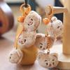 Cute Cute Butter Bear Pendant Plush Toy Doll Cartoon Bag Hanging Keychain Doll