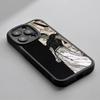 Super Cool Toji Fushiguro Anime Man Phone Case For iPhone 16 15 14 13 12 11 Plus Pro Max Luxury Lambskin Silicone Cover Black