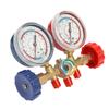 Gauge Measurement Tool Refrigerant Manifold Gauge Air Conditioning Refrigerant Charging Hoses with Gauge for R12 R22 R404A R134A