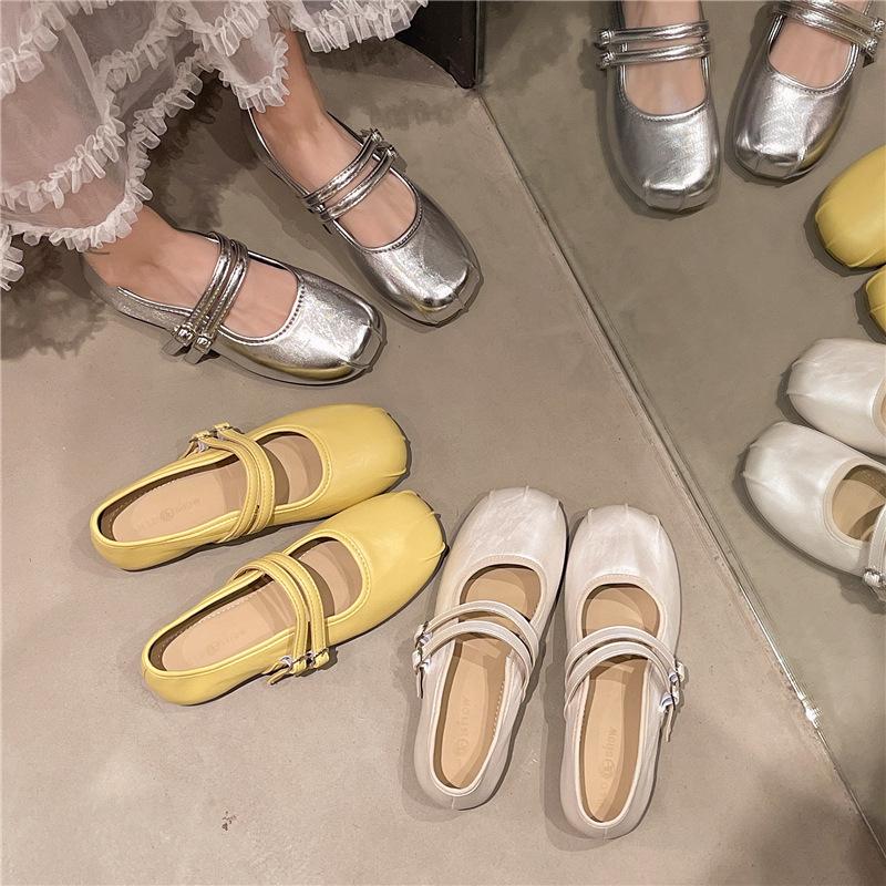 2025 New French Retro Mary Jane Shoes for Women's Summer Wear Niche Design Sense with Single Shoes for Women's Wear