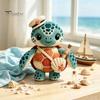 Decorative Knitted Figurine Handmade Doll for Kids, Soft Crochet Forest Animal Plush Toy, Cute Pendant Hand Woven Stuffed Doll, Unique Gift