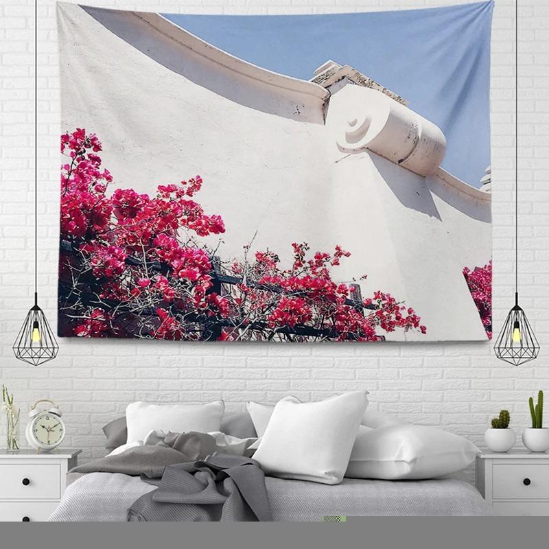 Flowers and Succulents Tapestry Home Wall Decoration Tapestry Office Living Room Tapestry