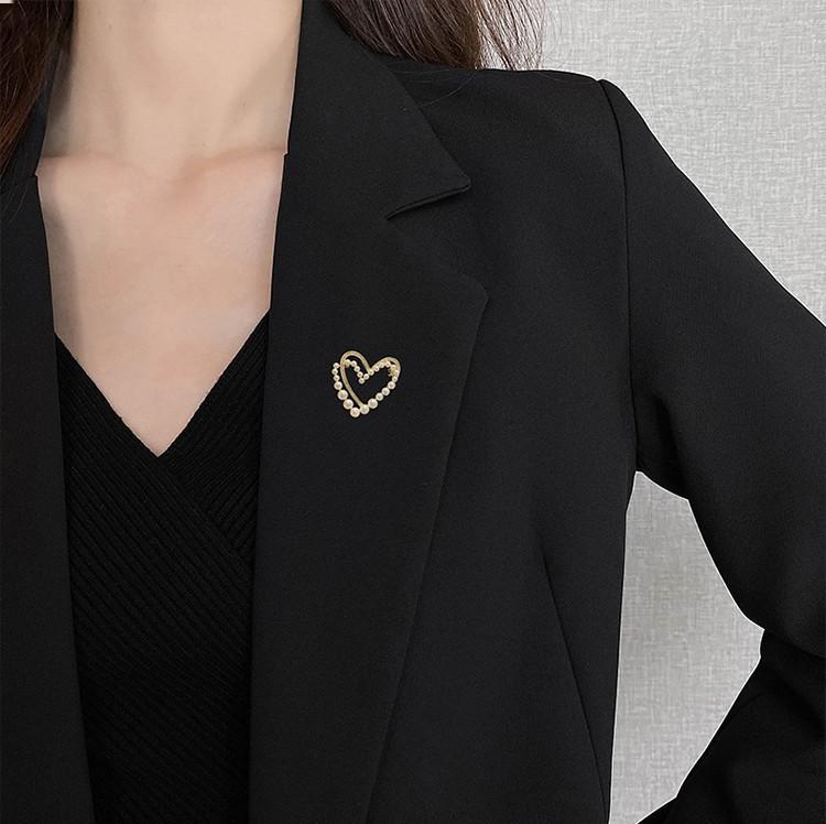 Spille senior Spilla a foglia di fiore per spille da donna con pendente per abiti alla moda