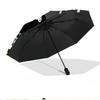 Collingwood Magpies Print Automatic Open Close Umbrella, Portable Foldable Umbrella, for Outdoor Commute Camping Trip, Ideal Birthday Gift