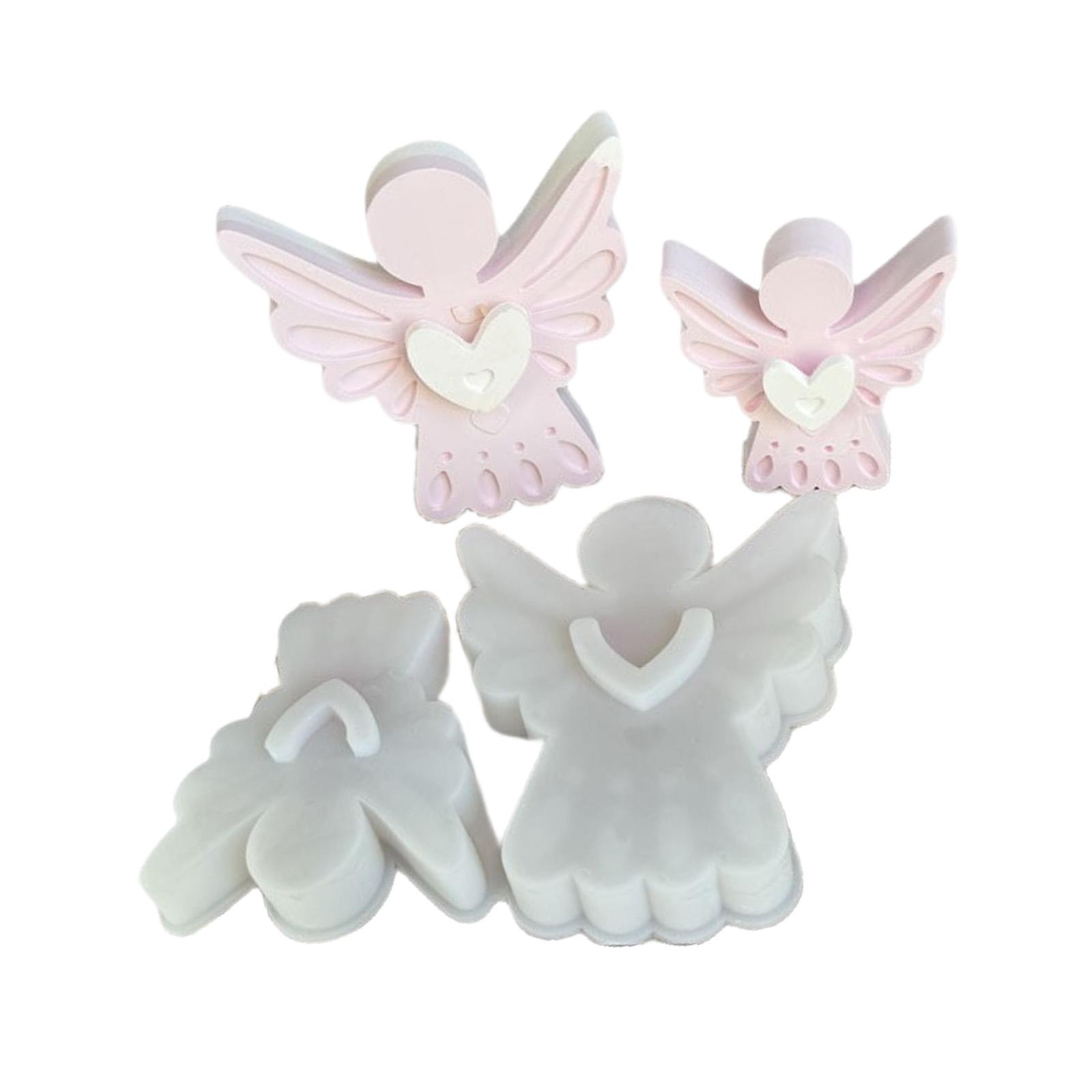 Sturdy Silicone Angelic Wing Craft Mould Multipurpose for Handmade Candle Soaps Decorative Plasters Creation 1