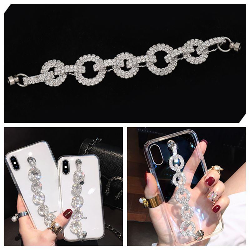 Korean Rhinestone Claw Chain DIY Phone Case Bracelet Accessories for Women