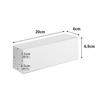Yamazaki Magnetic Wrap Holder for Range W6 X D20 X Tower Floating Easy 10821 Hood, White, H6.9cm, Series, Storage, Installation,