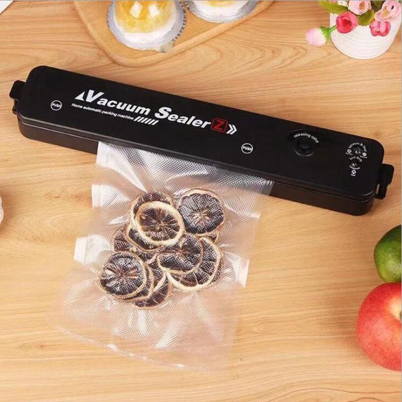 Household Vacuum Packaging Machine Automatic Food Vacuum Sealer Mini Portable Plastic Sealer for Kitchen Freshness Preservation
