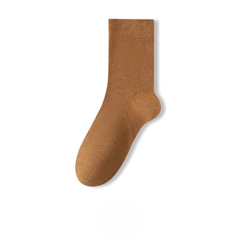 Female Spring and Autumn Cotton Anti Bacterial Breathable In The Cylinder Pile Socks