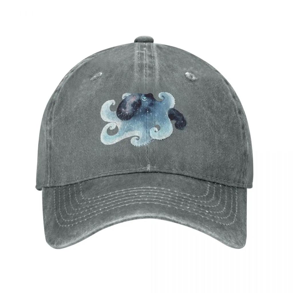 Galactic Octopus Baseball Cap Brand Unisex Cap Kids Hat Birthday Hats On Offer Unisexs Womens