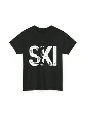 Skiing T Shirt Winter Sports Lovers Skier Ski Vintage