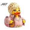 Unique Plastic Duck Collectibles Charming Novelty Ornament, Musical Theme with Guitar Ornaments for Music Lovers Decor, Decorative Collectible