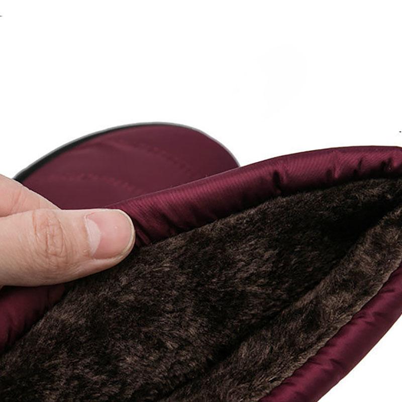 Snow Boots Women Winter In The Waterproof Non-slip Warm Cotton Shoes Thick Bottom Plus Velvet Thick Cotton Boots Large Size