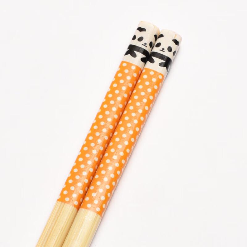 Direen Panda Printed Carbonized Bamboo Chopsticks (10 Pairs)