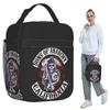 SOA Sons Of Anarchy Insulated Lunch Bag for Women Office Cooler Thermal Food Box Tote Portable Lunch Boxes Container