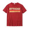 ATTICUS Gift Name Personalized Funny Retro Vintage Birthday T-Shirt Comfortable Cotton Men's T Shirt Street Oversized Tshirts