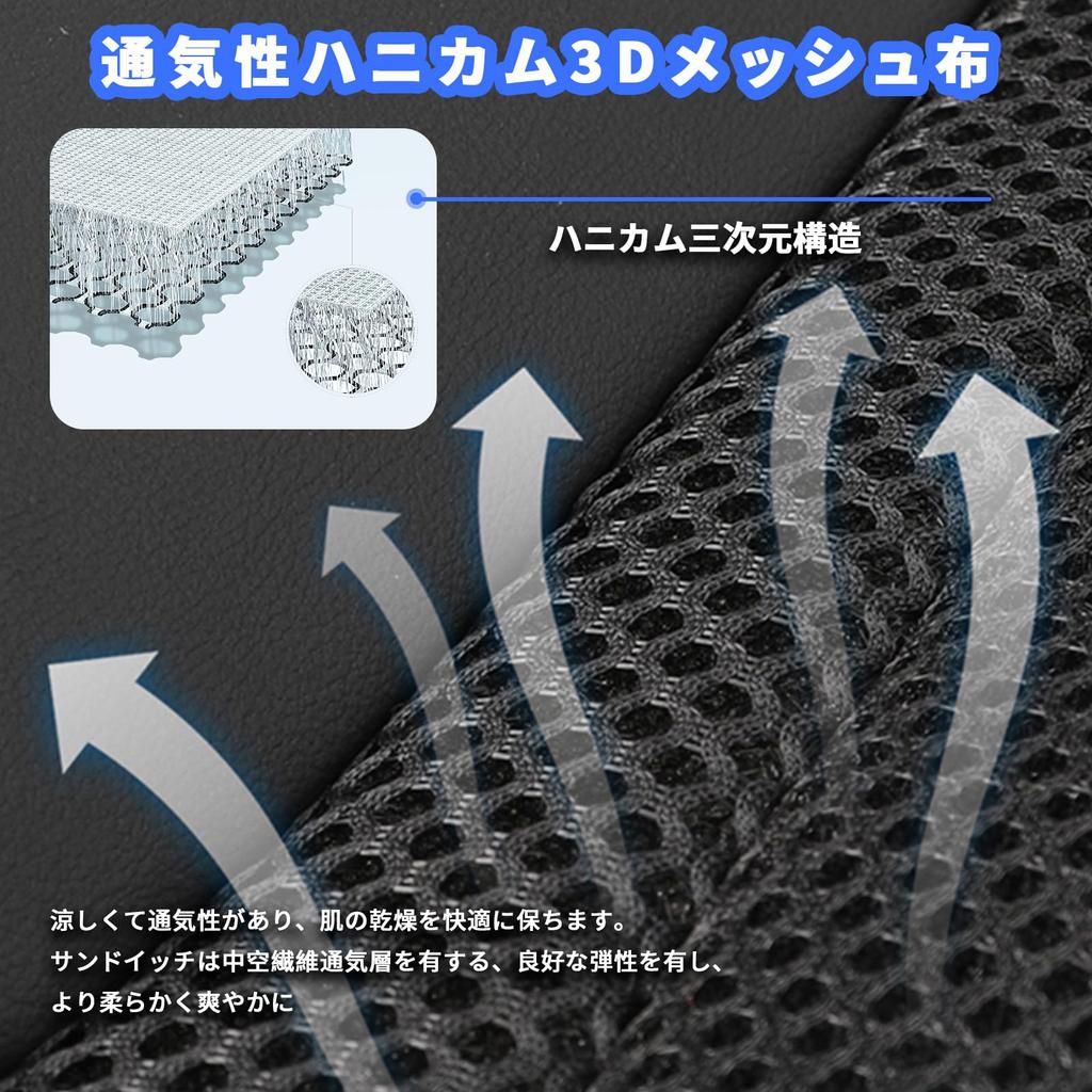 SriGM Car Seat Ventilation, Cool Car Seat, Seat Cooler, Manual On/Off, Powerful Fan, Mesh