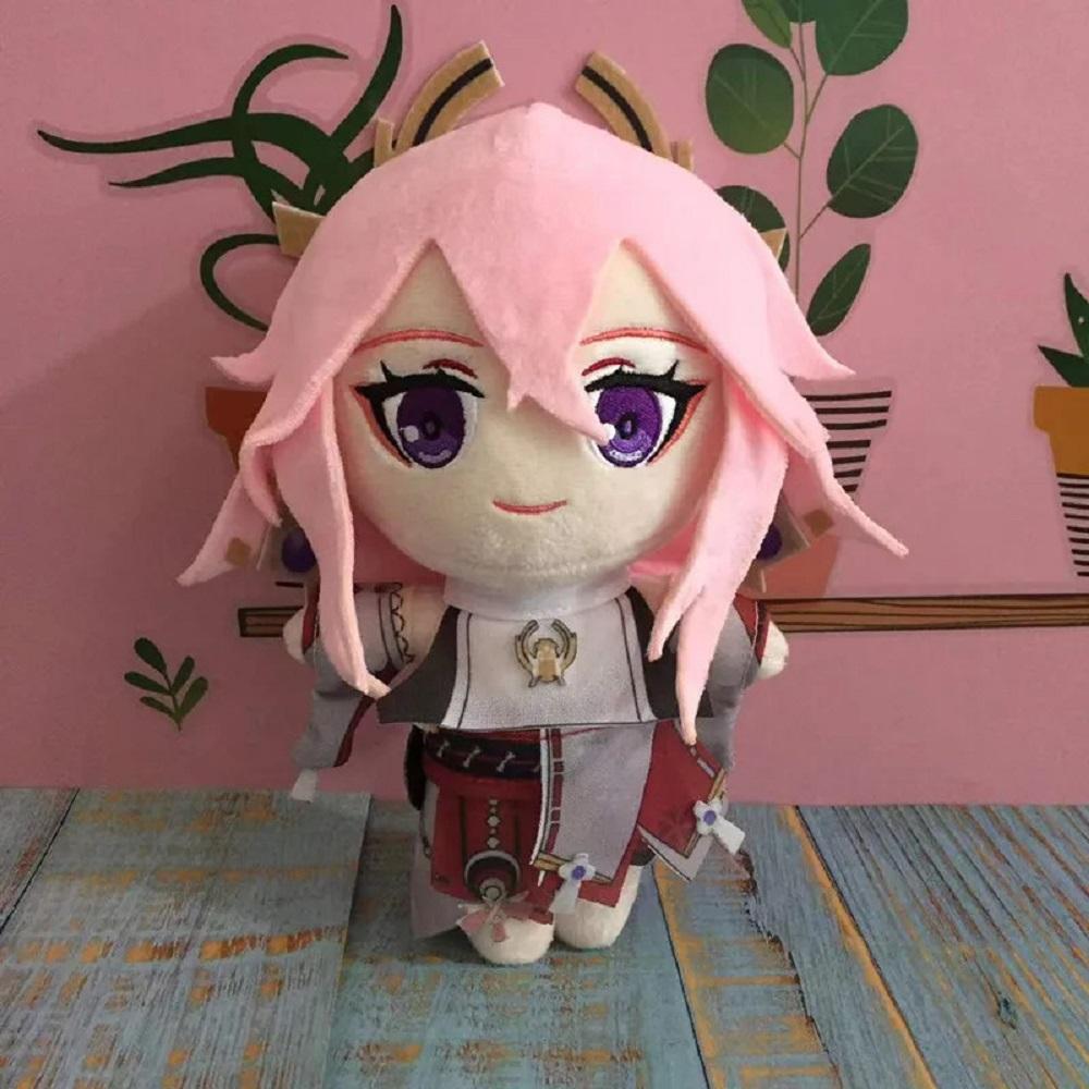 Genshin Impact Plush Dolls Citlali Arataki Itto Bennett Al Haitham Raiden Shogun Klee Cartoon Anime Figure Soft Stuffed Toys