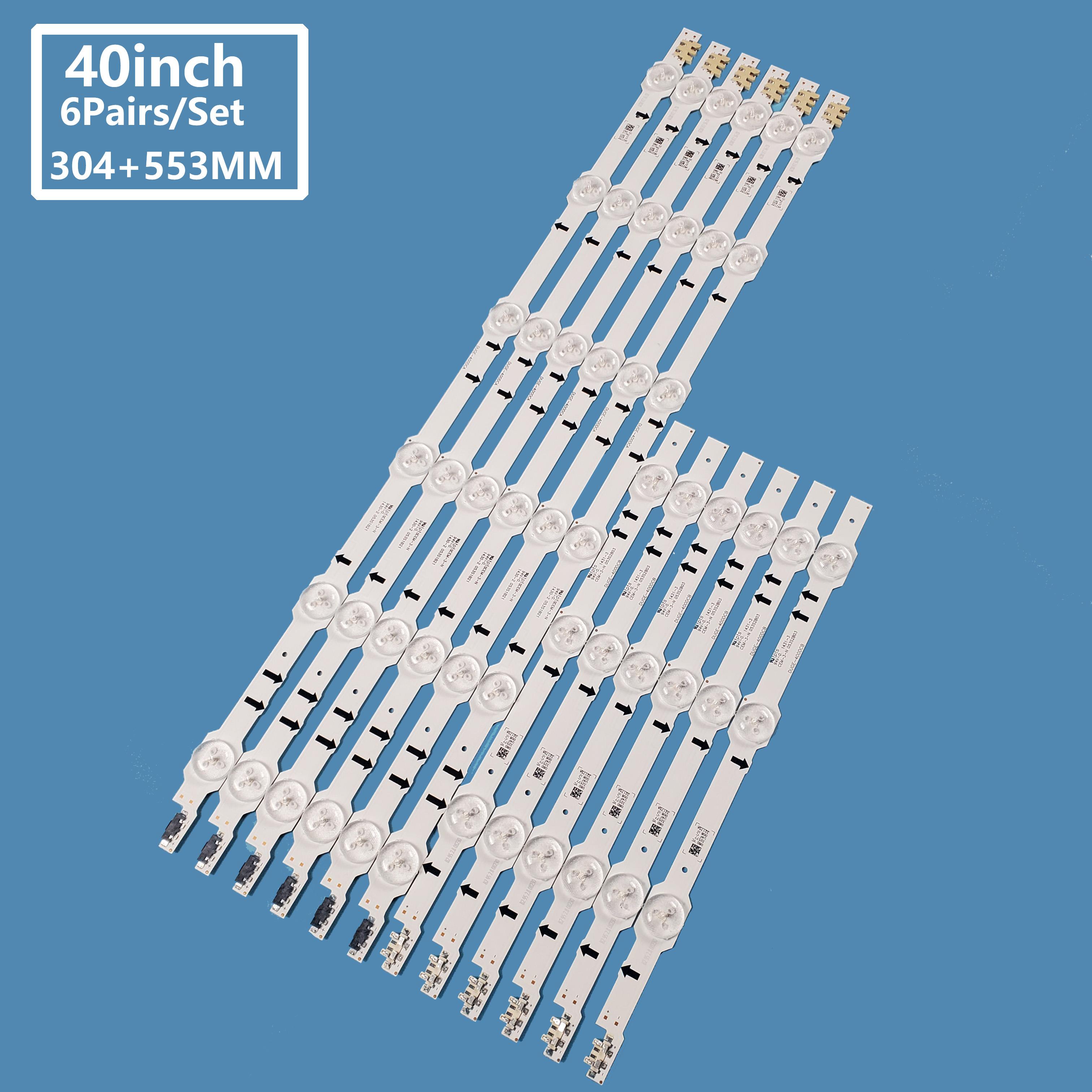 

Светодиодная лента для телевизора, ЖК-подсветка DUGE-400DCAB-R4, 6 светодиодов для Samsung, 40-дюймовый телевизор, UA40HU5920J UA40HU5900J, светодиодная подсветка телевизора