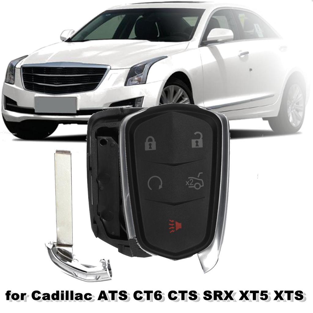 Remote Key Fob Shell Case For Cadillac ATS CT6 CTS SRX XT5 XTS  2015 2016 - Foto 4