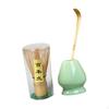 Bamboo Whisk Set for Matcha Preparation with Ceramic Holder