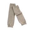 Tenimuho Yak and Organic Cotton Pique Knit Leg One Size Fits Inches Long Warmers, All, Approx. 17.5 (43 Cm) (Brown)