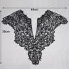 1Pc Black Lace Fabric Embroidered Applique Lace Neckline Collar DIY Clothing Accessory Craft Sewing Supplies