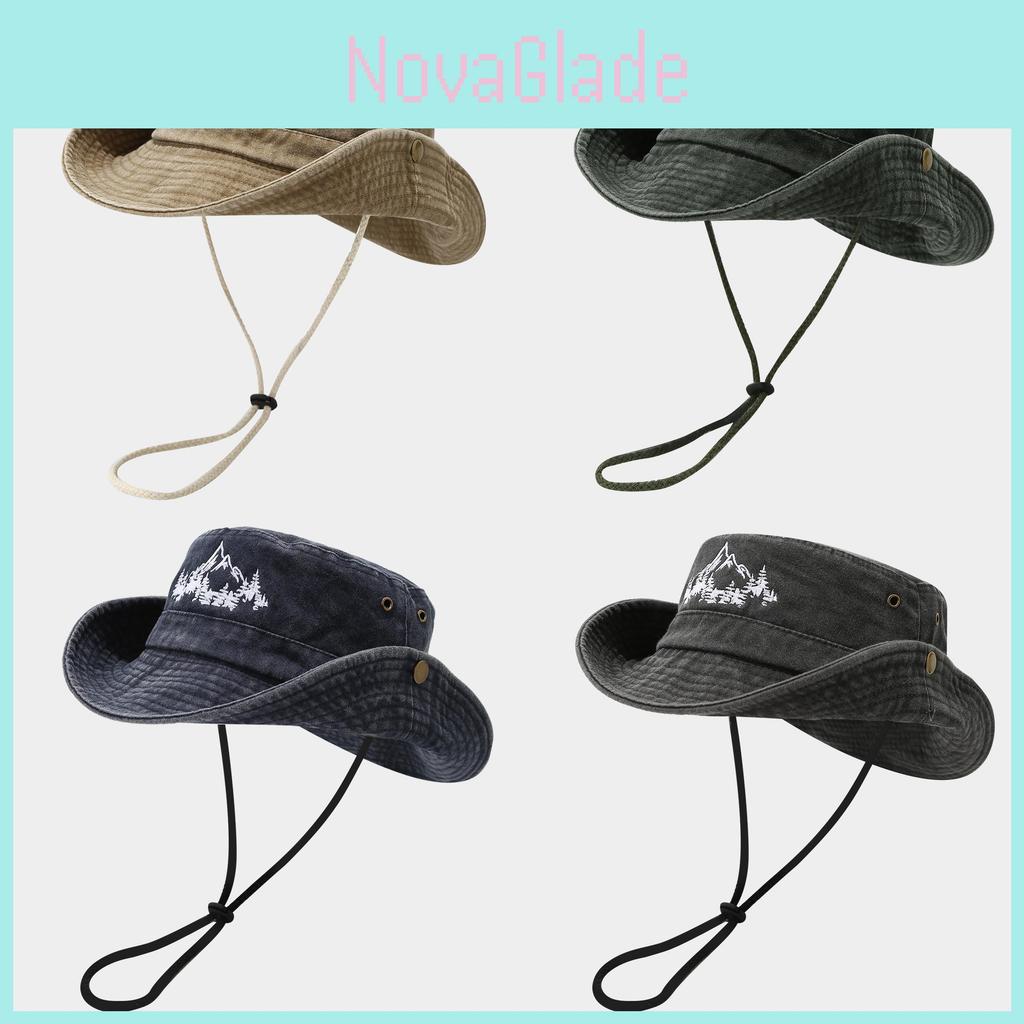 Outdoor Sun Hat With Wide Brim For Hiking Camping Sun Protection