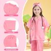 Boys Girls Simulation Doctor Nurse Work Uniform Cross with Toys Sets Kids Clothes Toddler Christmas Xmas Role Play Costum Party