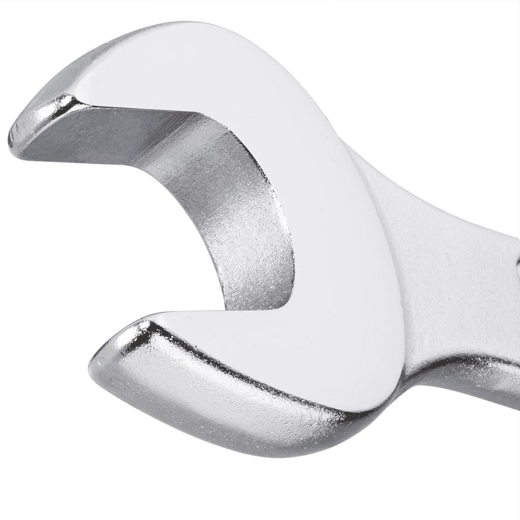 HAZET Combination Chrome Plated Combination Wrench Head Double Hex Outer Flat 22mm HAZET Double T Flat 22mm Imported from Wrench, Angle 15°