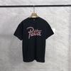 2026 High Quality Tshirt Mens Womens Loose Fashion Letter Candy Red And Blue Print Pattern Tshirt High Quality Cotton Tops