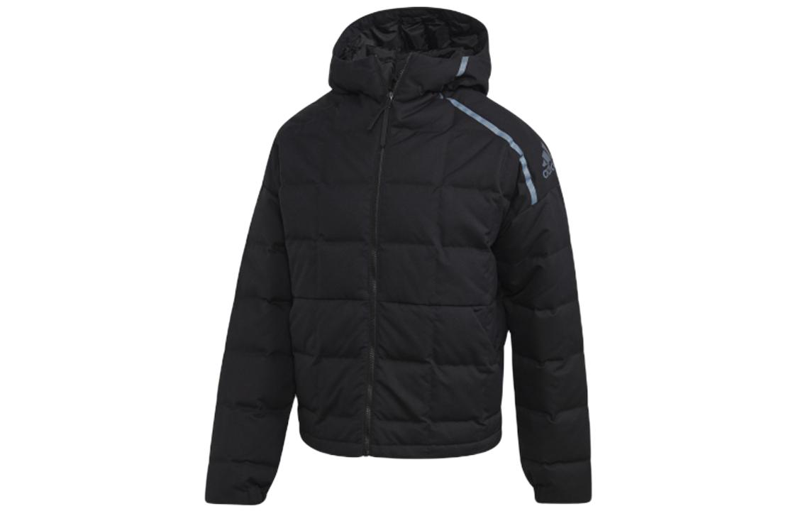 Adidas Down Jackets Men s Black Hooded Thickened Other FR6633 L