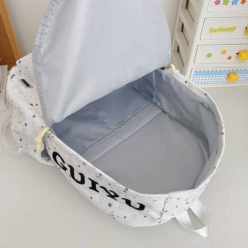 Student Schoolbag Female Star Printed Backpack