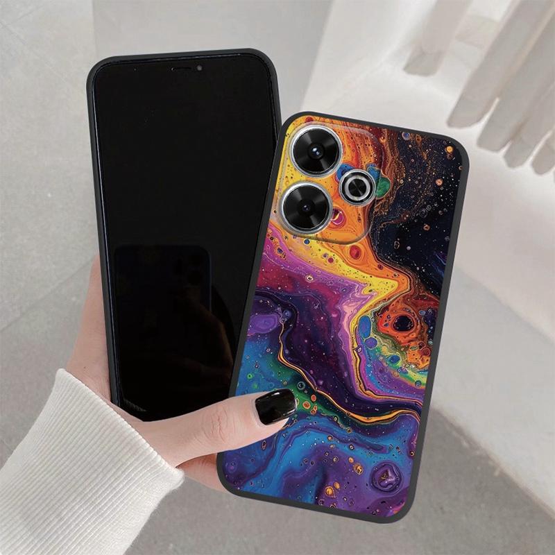 

Мраморный узорчатый мягкий силиконовый чехол для Samsung A55 A35 M35 S24 Ultra Xiaomi Redmi Note 13 Poco C65 iPhone 15 камера противоударный защитный бампер чехол Redmi Note 13 Pro 4G