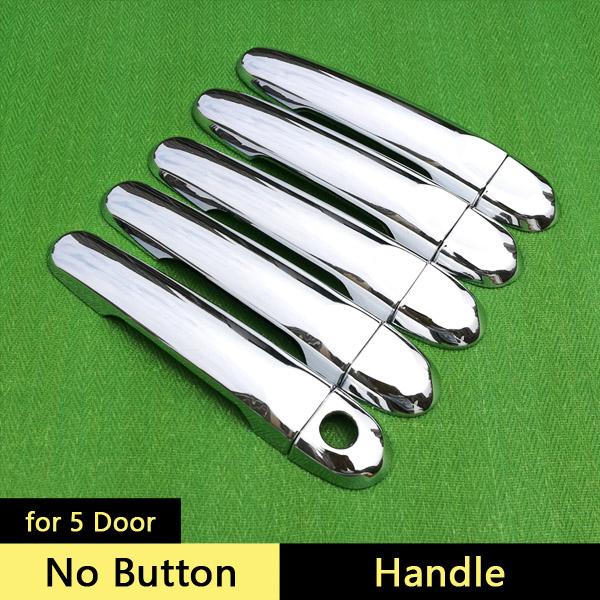For Nissan Cube Z12 2010 - 2015 Chrome Door Handle Cover Trim Set 5Door 2011 2012 2013 2014 Car Accessories Stickers Car Styling