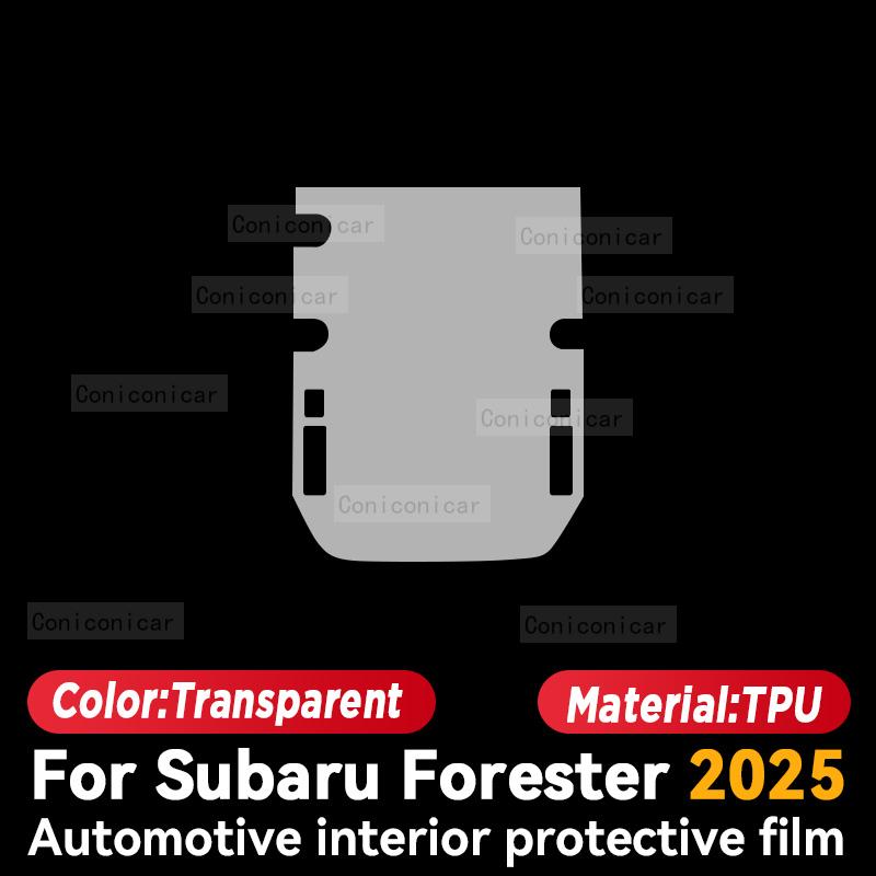 For SUBARU Forester 2025 Car Interior Center Console trument Dashboard Protective Film Anti-scratch Sticker Accessories