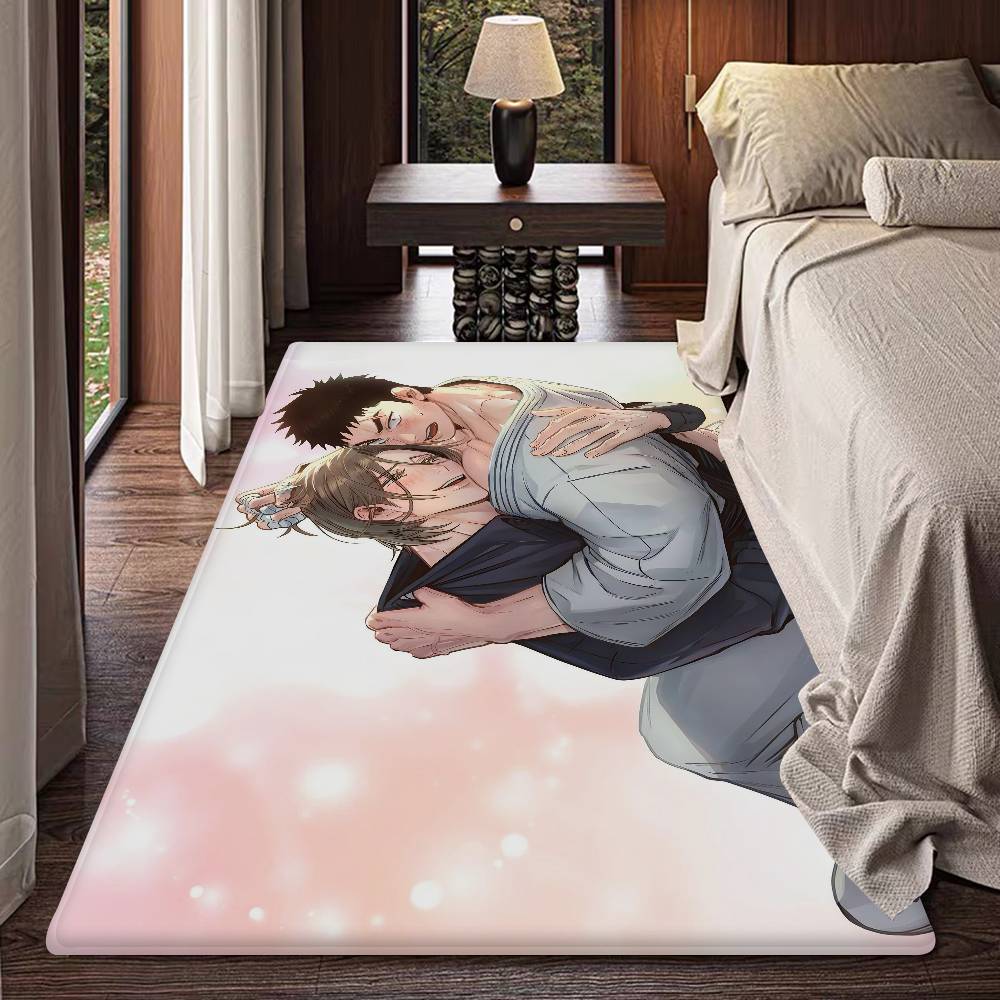 

You Are My World Anime Floor Mat INS Style Soft Bedroom Floor House Laundry Room Mat Anti-skid Household Carpets 50x80cm
