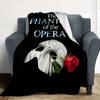 Phantom Opera Flannel Blanket Throw Blanket Soft Warm Sofa Bed Camping Home Decor Unique Christmas Gift C926377
