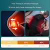 Heated Knee Massager with Deep Penetration Therapy, Rechargeable Electric Knee Warmer Brace for Joint Pain Relief