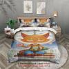 Cute Bedding Set Softville Cozy Town Fern the Quilt Fox With Duvet Cover & Pillowcase For Children's Bedroom Decor