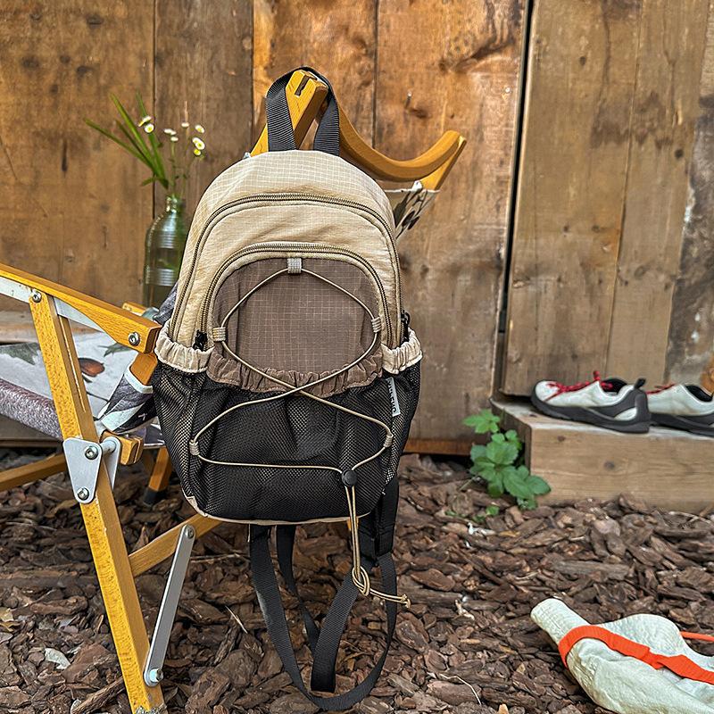 Sports Outdoor Leisure Backpack 2-in-1 Single Shoulder Tide Bag Large Capacity Waterproof Backpack Chest Bag Mountaineering Backpack