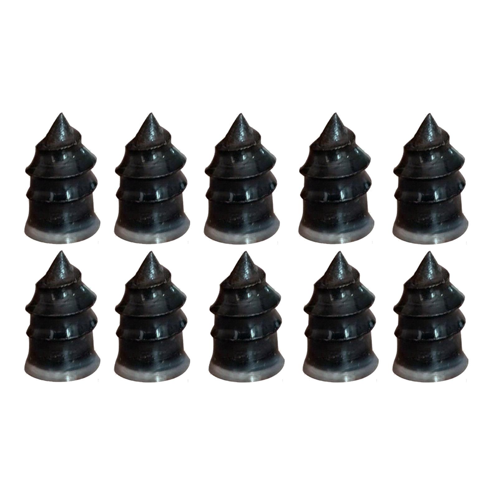 

10Pcs Vacuum Tyre Repair Nail for Car Trucks Motorcycle Scooter Bike Tire Puncture Repair Universal Tubeless Rubber Set Nails чёрный