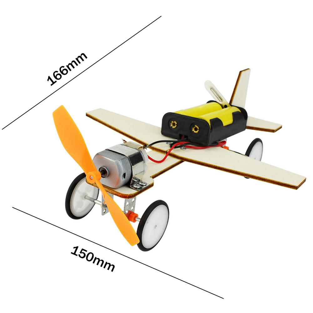 Mini Wood Tank Model DIY Educational Physics Experiment Toys Gift for Children Student Science Education Car Vehicle Toy