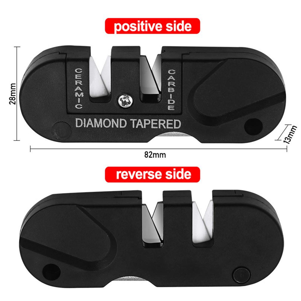 3-in-1 Portable Knife Sharpener Outdoor Multi-purpose Tungsten Steel Sharpening Tool For Home Kitchen Outdoor Camping
