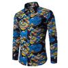 Fashion Mens Summer Casual Dress Shirt With Vibrant Floral Design And Comfortable Cotton Blended Fabric