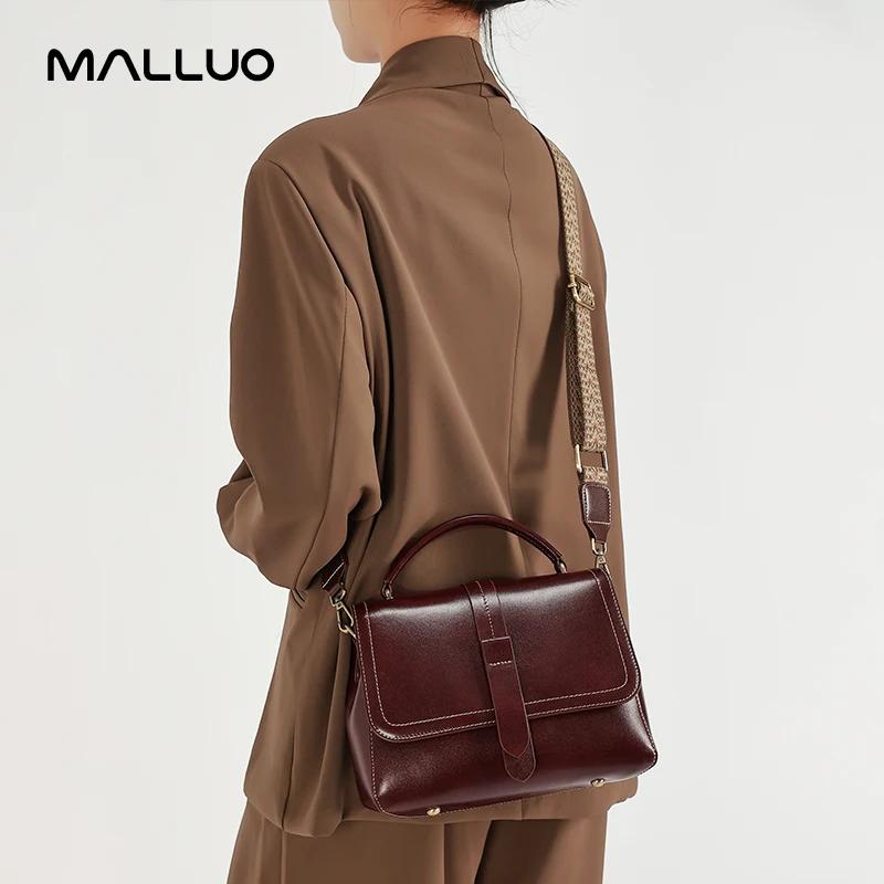 Women Natural Cow Leather Shoulder Bag Ladies Retro Commuting Durable Cowhide Bags Female Luxury Designer Handbags for Lady New