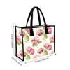Floral Print Tote Bag Large Capacity Fashion Handbag Casual Daily Shoulder Bag for Women Outdoor Travel Shopping Use